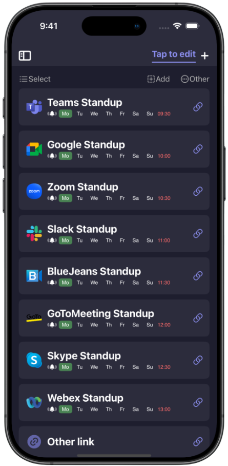 Links+ Screenshot 1